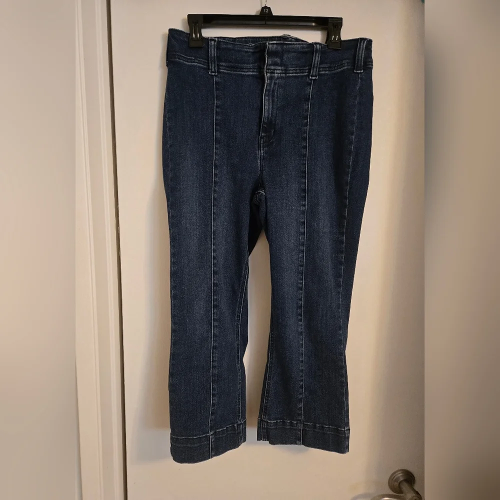 Pilcro - Anthropologie 70's High-rise Slim Cropped Jeans - Picture 5 of 9